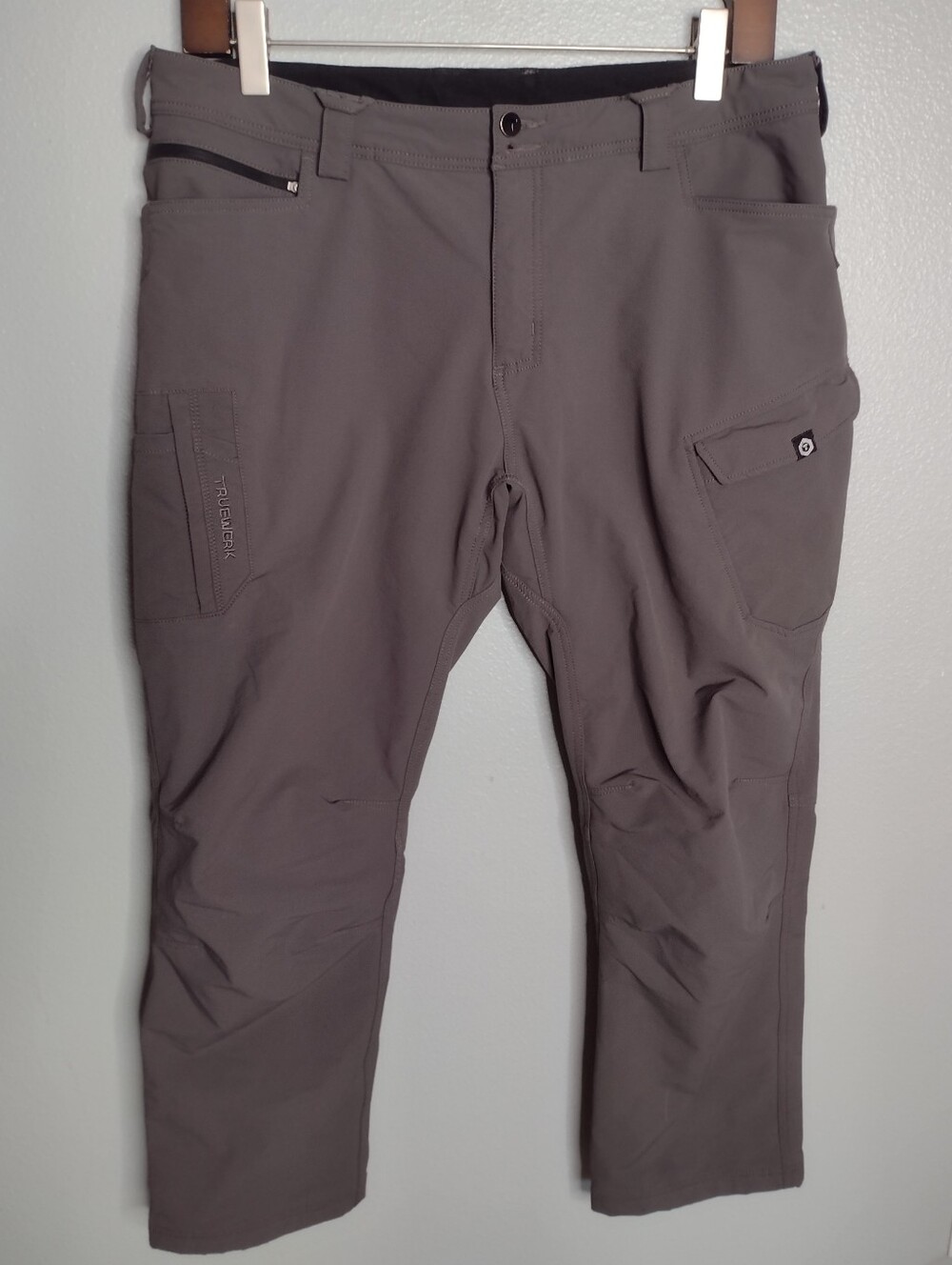 TrueWerk T2 Werkpant Men’s 38X30 Gray Work Cargo Utility Work Pants A15